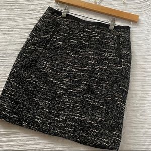 Talbots Tweed Wool Blend Skirt Size 0P